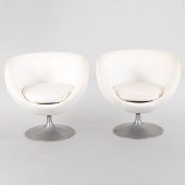 A PAIR OF OVERMAN POD CHAIRS 2