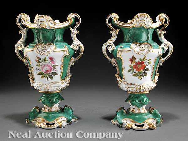 A Pair of Paris Porcelain