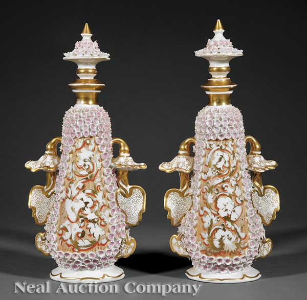 A Pair of Paris Porcelain