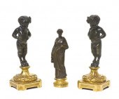 A Pair of Patinated and Parcel