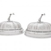 A Pair of Paul Storr Silver Mo