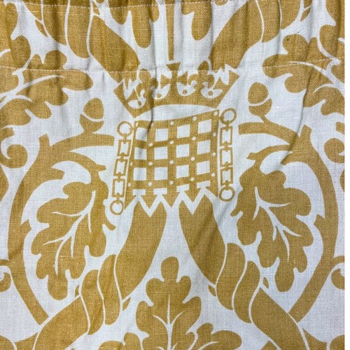 A Pair Of pelmet Curtains fabric