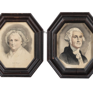 A Pair of Pendant Currier & Ives