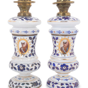 A Pair of Persian Market Opaline