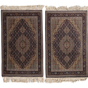 A Pair of Persian Rugs 20th Century