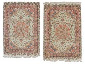 A PAIR OF PERSIAN TABRIZ RUGS,