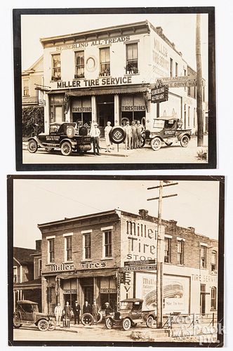 A PAIR OF PHOTOGRAPHS OF MILLER