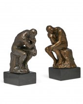A PAIR OF PLASTER MODELS OF TH