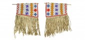 A PAIR OF PLATEAU BEADED LEGGI