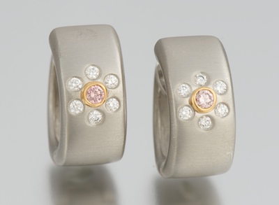 A Pair of Platinum Pink and White
