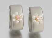 A Pair of Platinum Pink and Wh