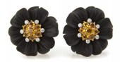 A Pair of Platinum Yellow Gold