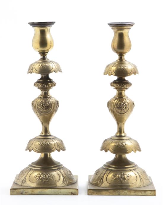 * A Pair of Polish Brass