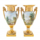 A PAIR OF PORCELAIN DE PARIS V