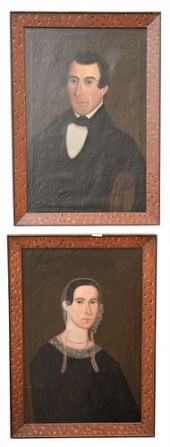 A PAIR OF PORTRAITSA Pair of P