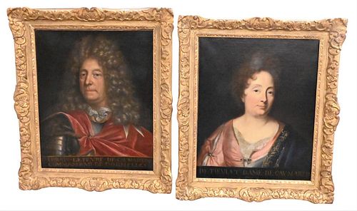 A PAIR OF PORTRAITSA Pair of