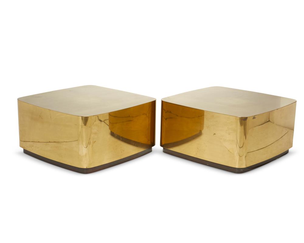 A PAIR OF POSTMODERN COFFEE TABLESA