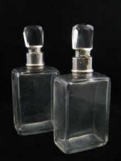 A pair of rectangular Art Deco