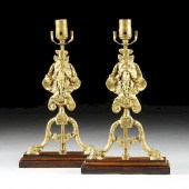 A PAIR OF REGENCE REVIVAL POLI
