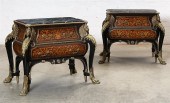 A PAIR OF REGENCE STYLE MARQUE