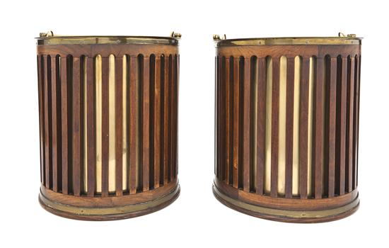*A Pair of Regency Brass Bound
