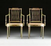 A PAIR OF REGENCY SHERATON STY