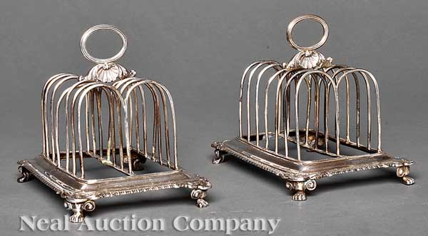 A Pair of Regency Sterling Silver