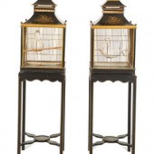 A Pair of Regency Style Tole B
