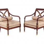 A Pair of Regency Style Parcel