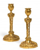 A PAIR OF RESTAURATION GILT BR