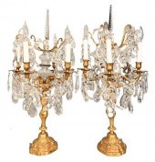 A PAIR OF ROCOCO STYLE DORE BR