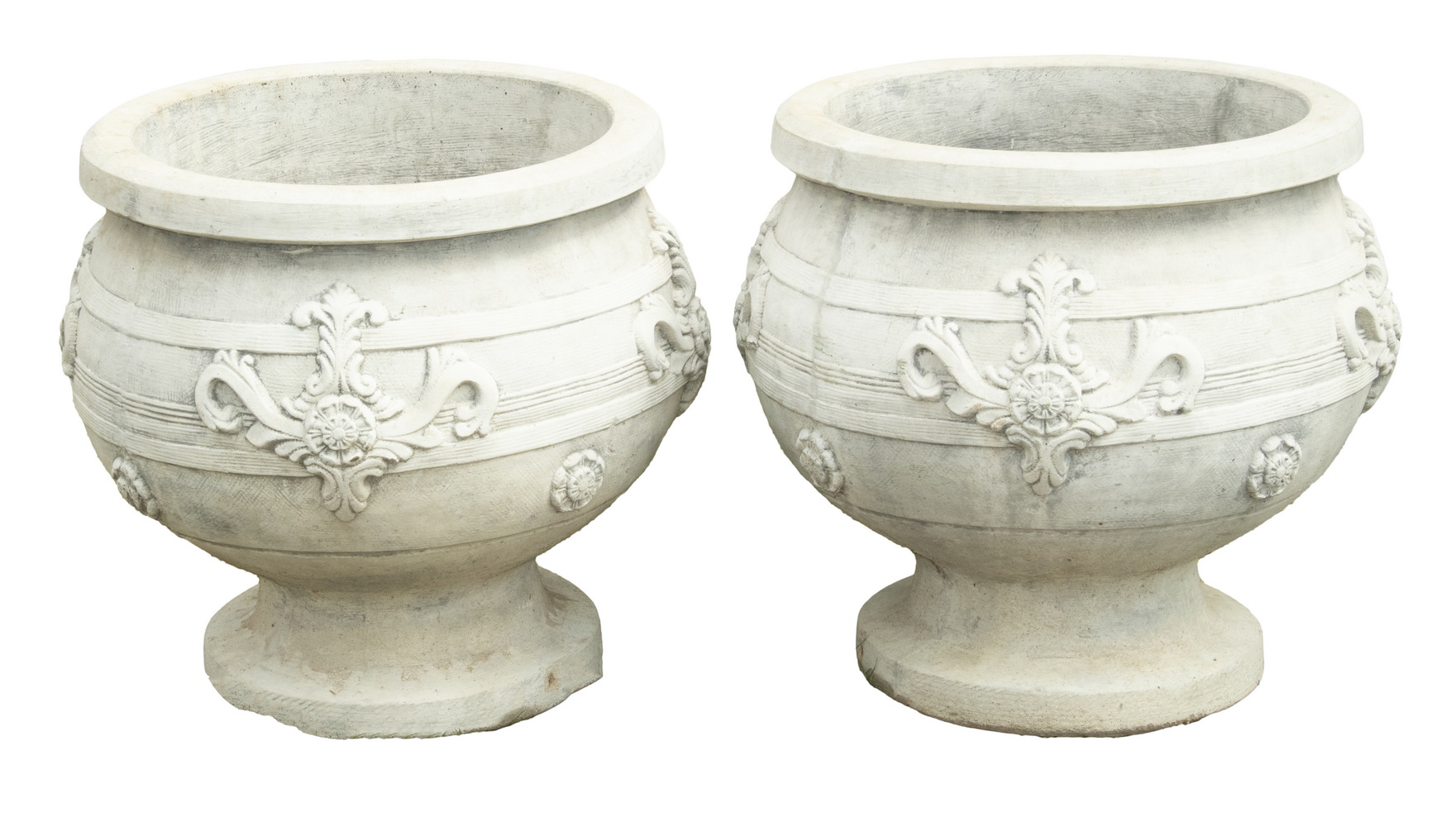 A PAIR OF ROMANESQUE LARGE CAST