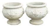 A PAIR OF ROMANESQUE LARGE CAS