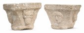 A pair of Romanesque style car