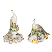 A PAIR OF ROYAL CROWN DERBY PO