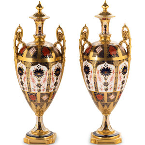A Pair of Royal Crown Derby