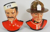 A pair of Royal Doulton Busts