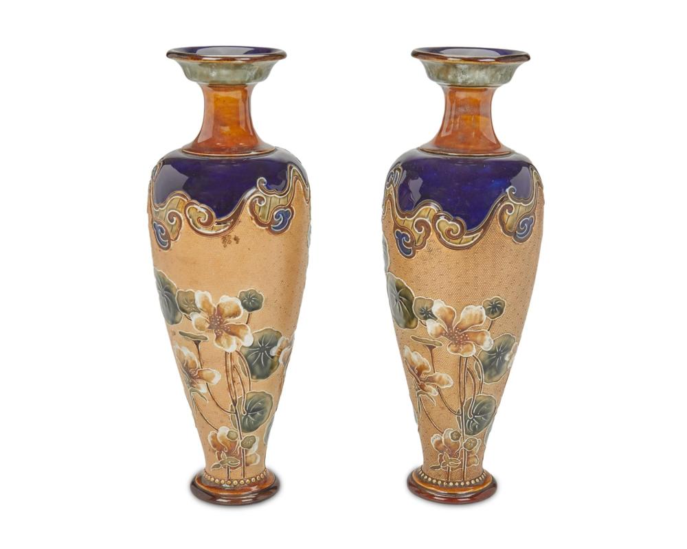 A PAIR OF ROYAL DOULTON