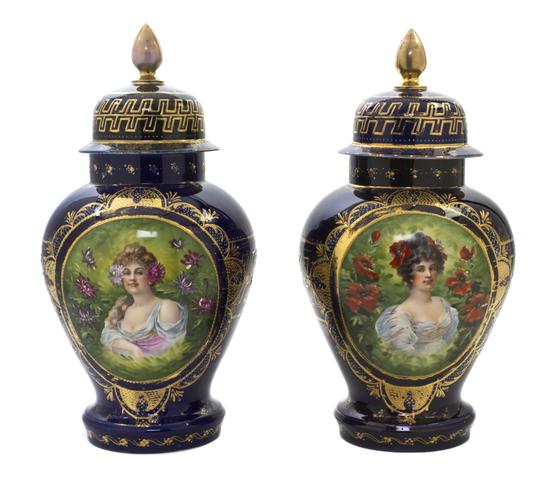 A Pair of Royal Vienna Porcelain