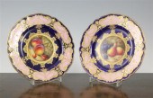 A pair of Royal Worcester dess