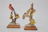 A PAIR OF ROYAL WORCESTER PORC