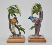A PAIR OF ROYAL WORCESTER PORC