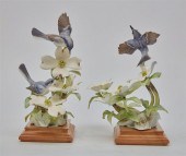 A PAIR OF ROYAL WORCESTER PORC