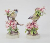 A PAIR OF ROYAL WORCESTER PORC