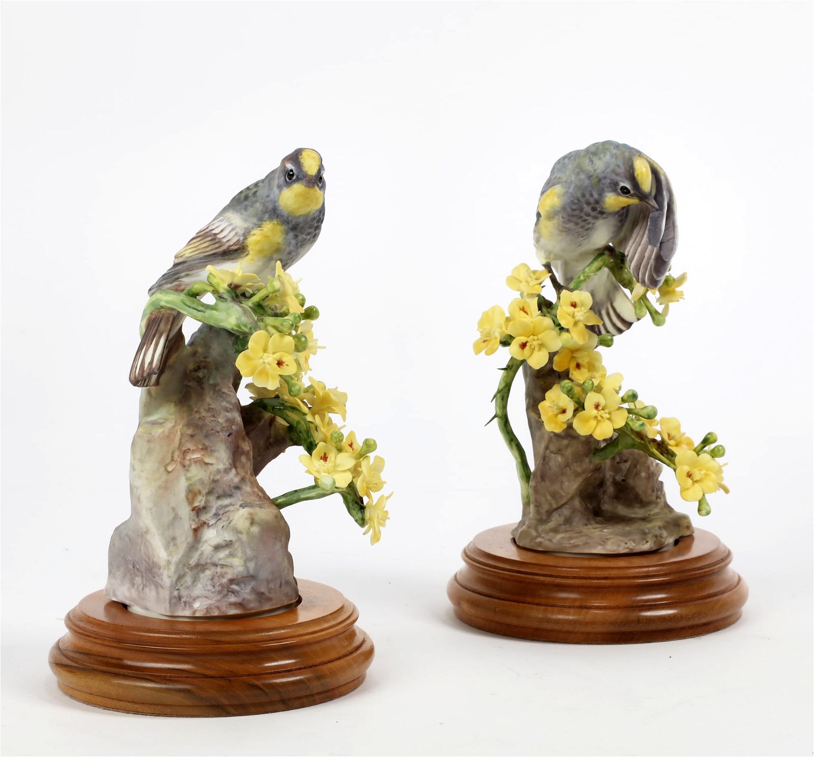A PAIR OF ROYAL WORCESTER PORCELAIN