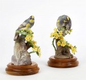 A PAIR OF ROYAL WORCESTER PORC