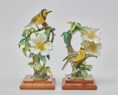 A PAIR OF ROYAL WORCESTER PORC