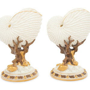 A Pair of Royal Worcester Porcelain