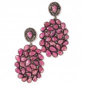 A PAIR OF RUBY AND BLACKENED S
