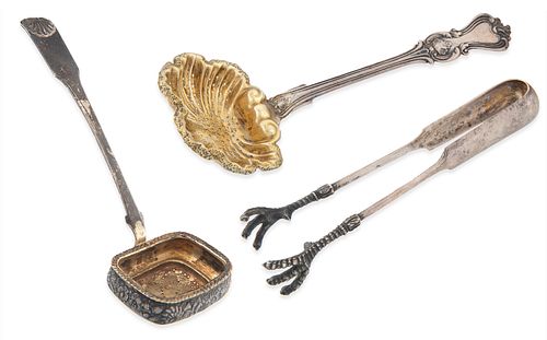 A PAIR OF RUSSIAN SILVER
